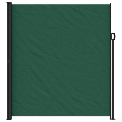 Retractable Side Awning Dark Green 220x300 cm