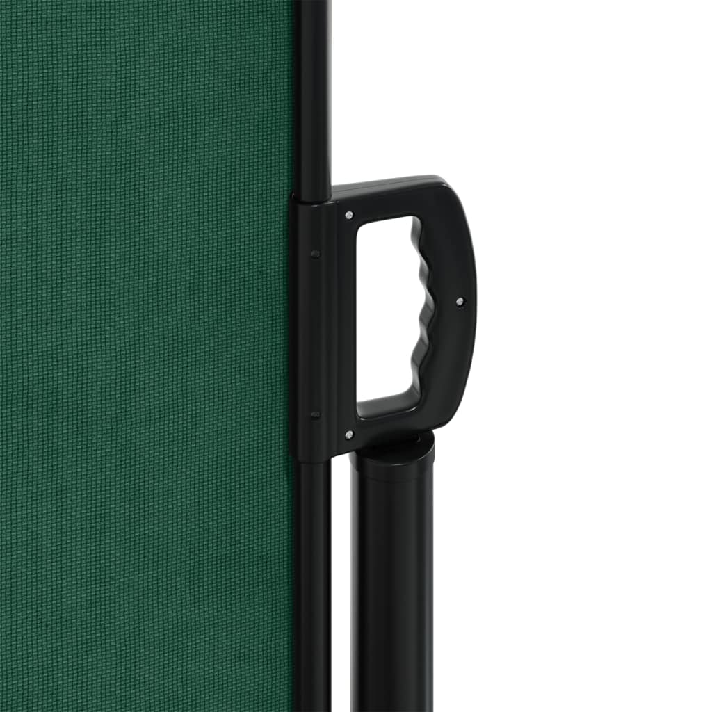 Retractable Side Awning Dark Green 220x300 cm