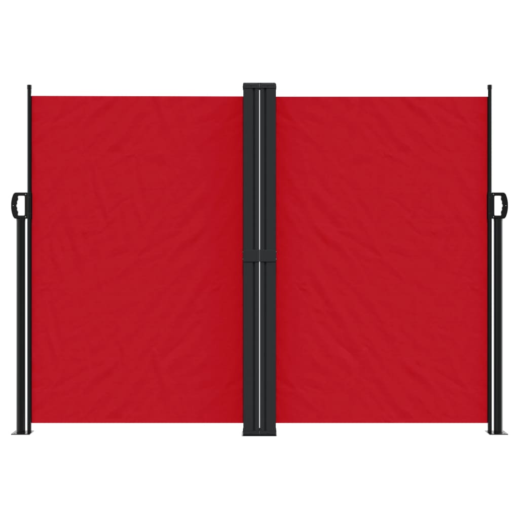 Retractable Side Awning Red 180x600 cm