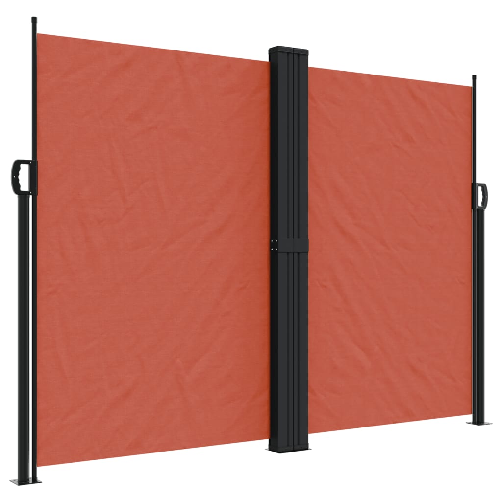 Retractable Side Awning Terracotta 180x600 cm