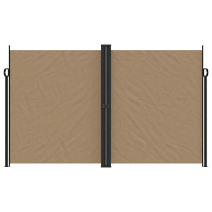 Retractable Side Awning Taupe 200x600 cm