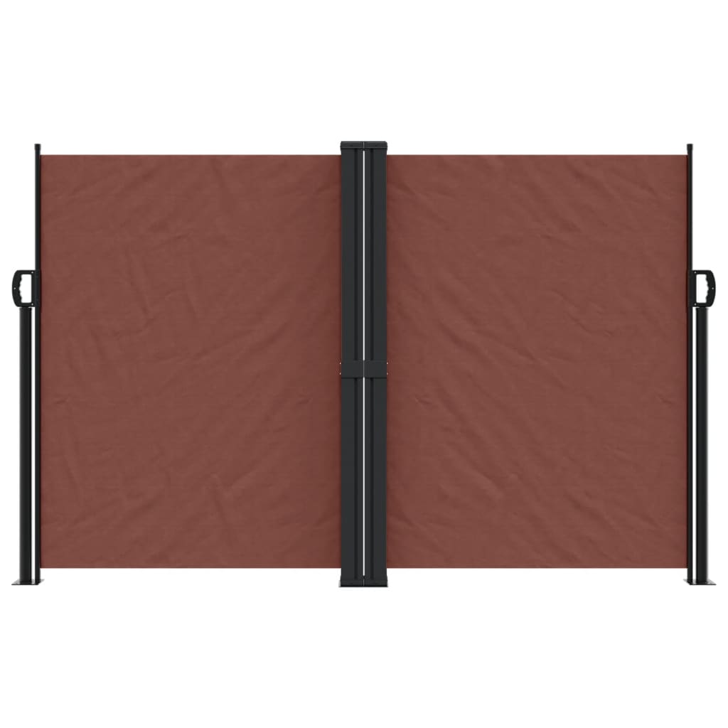 Retractable Side Awning Brown 160x1000 cm