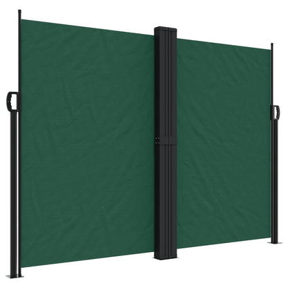 Retractable Side Awning Dark Green 180x1000 cm