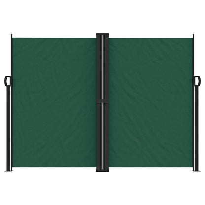 Retractable Side Awning Dark Green 180x1000 cm