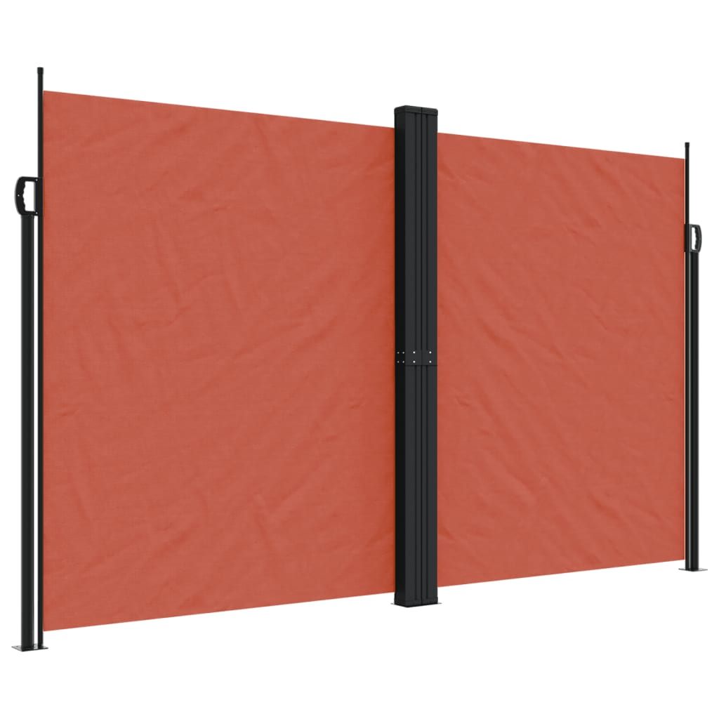 Retractable Side Awning Terracotta 200x1000 cm