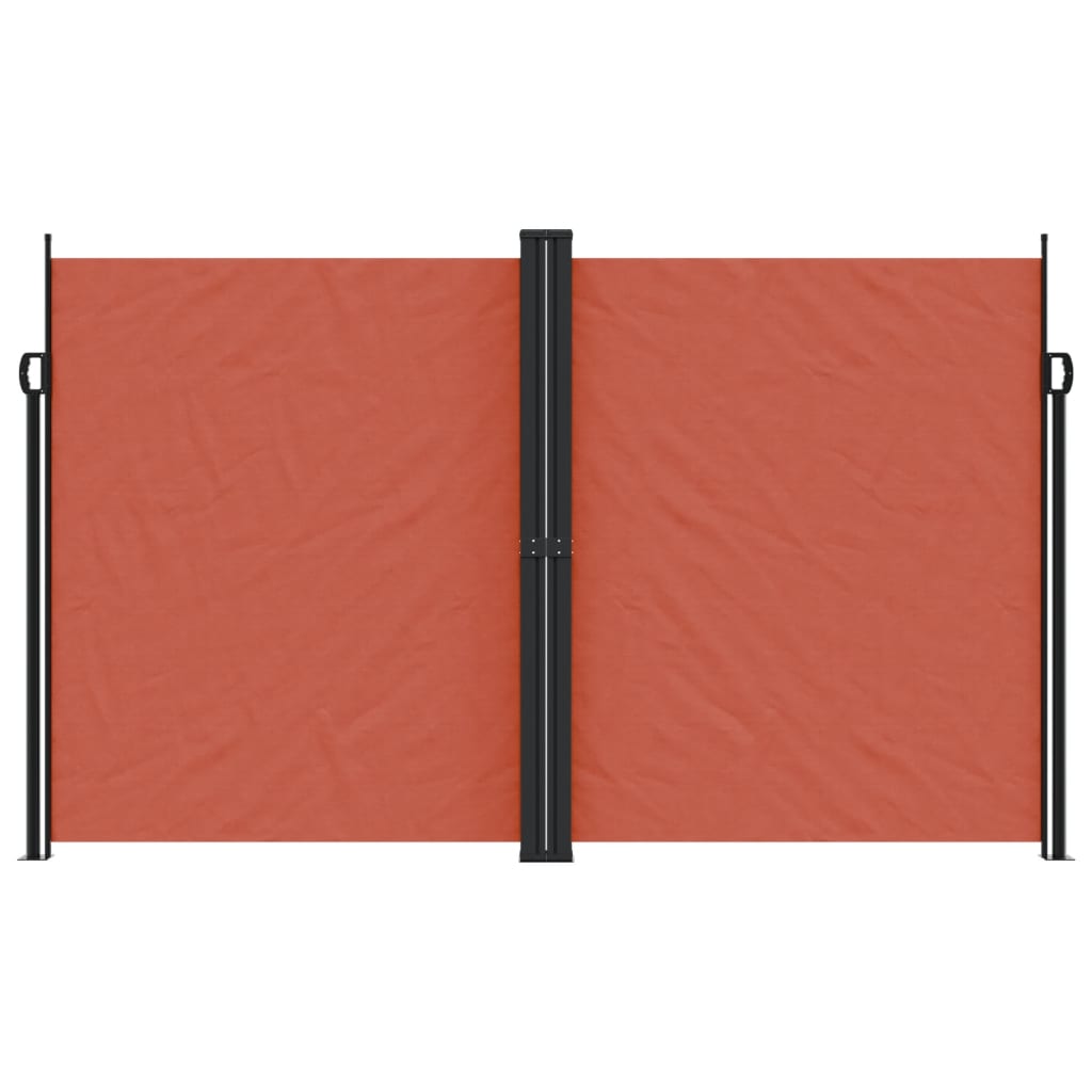 Retractable Side Awning Terracotta 200x1000 cm