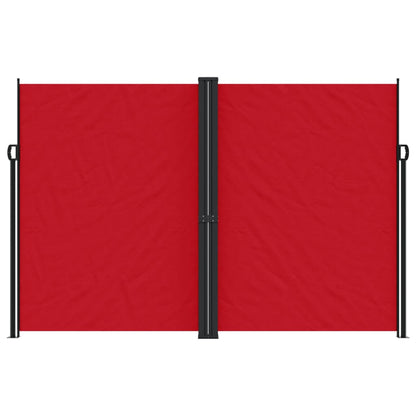 Retractable Side Awning Red 220x1000 cm