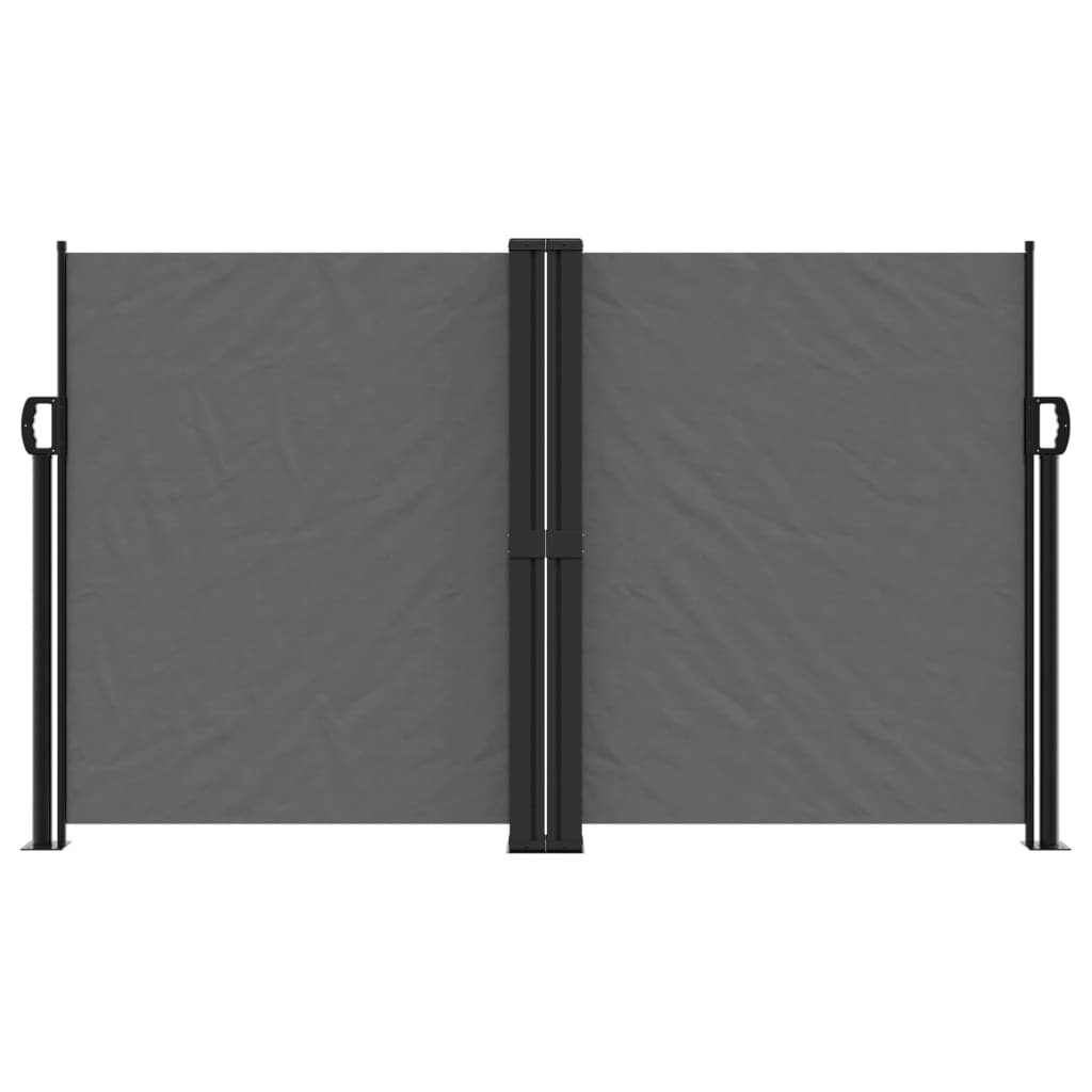 Retractable Side Awning Anthracite 140x1200 cm