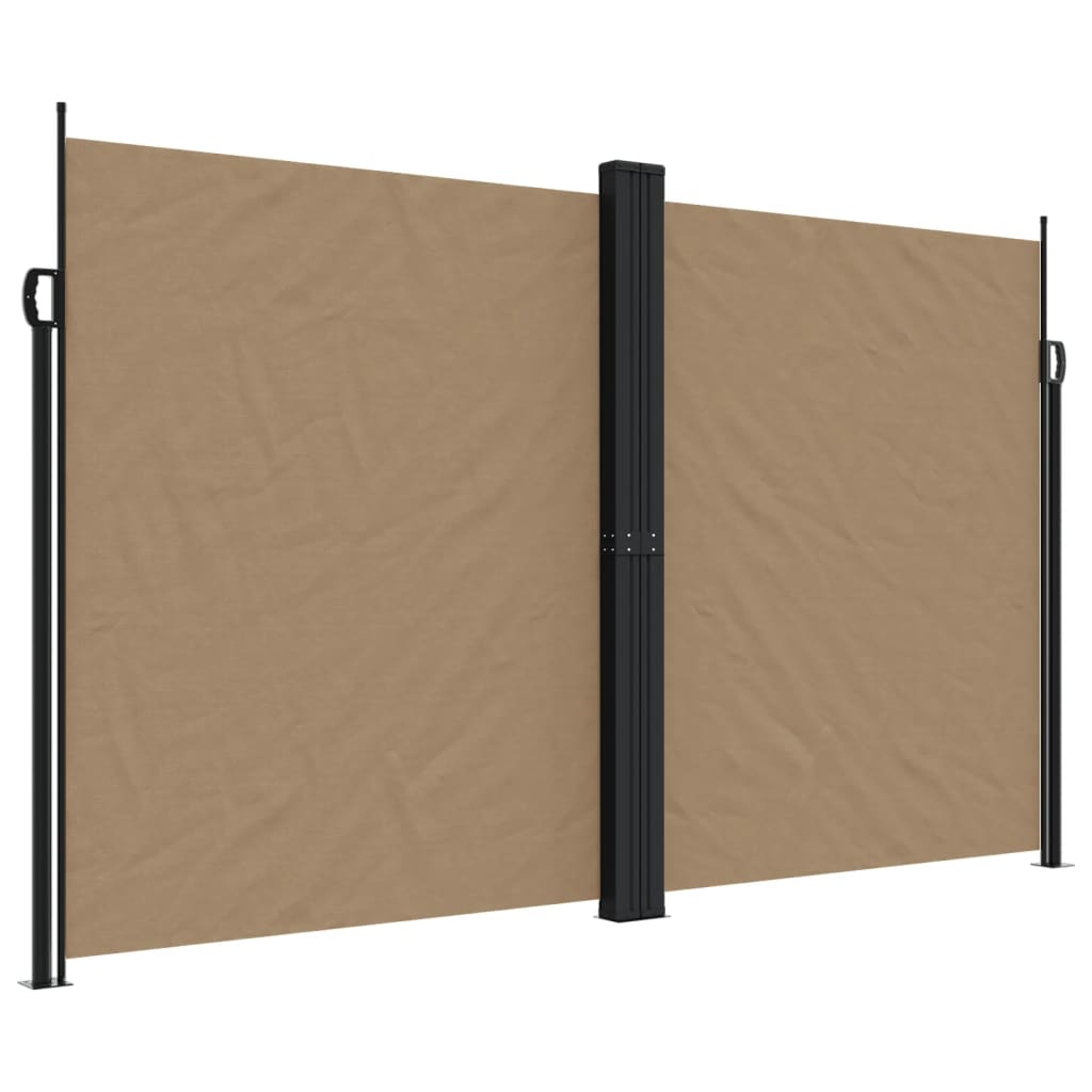 Retractable Side Awning Taupe 200x1200 cm