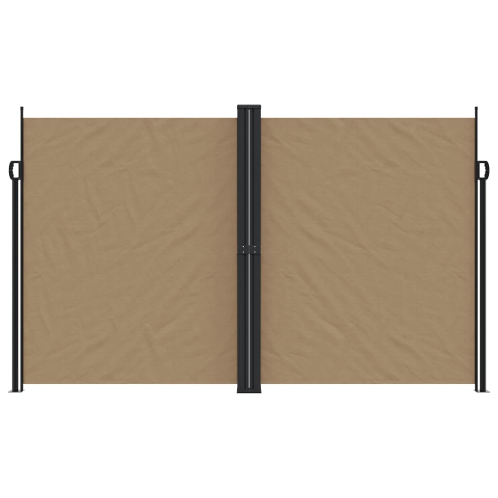 Retractable Side Awning Taupe 200x1200 cm