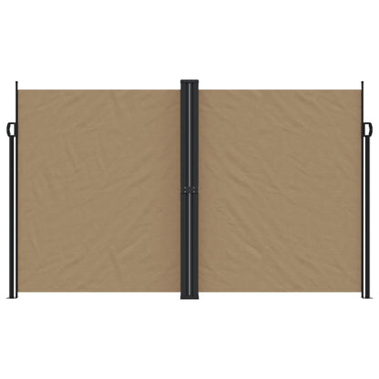 Retractable Side Awning Taupe 200x1200 cm