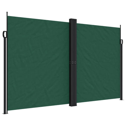 Retractable Side Awning Dark Green 200x1200 cm