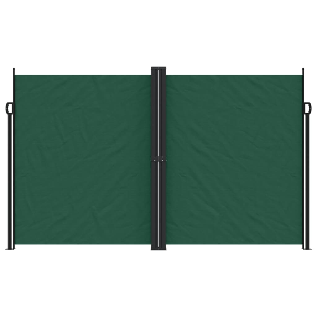 Retractable Side Awning Dark Green 200x1200 cm