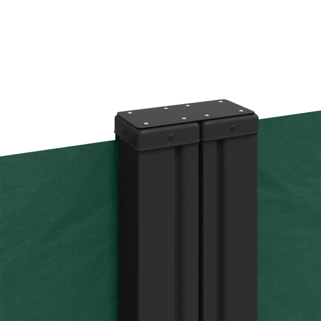 Retractable Side Awning Dark Green 200x1200 cm