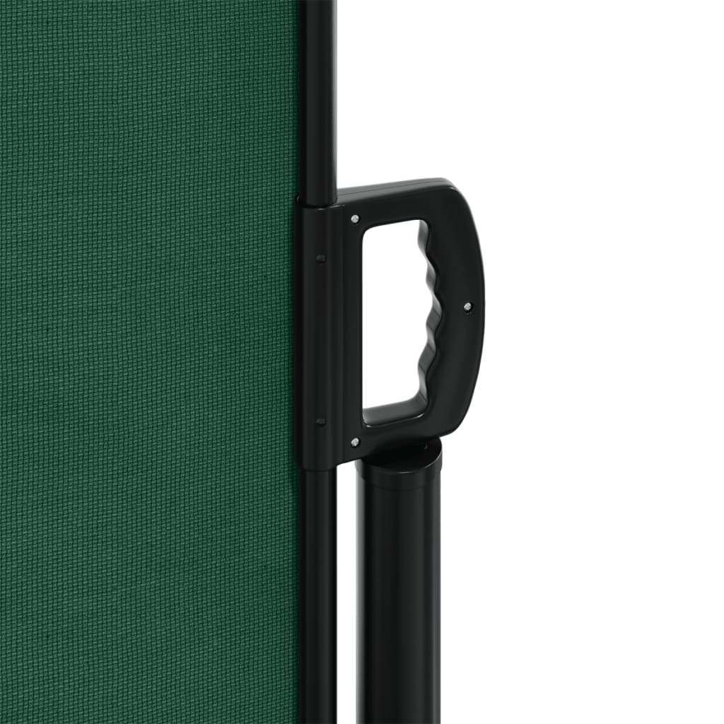 Retractable Side Awning Dark Green 200x1200 cm