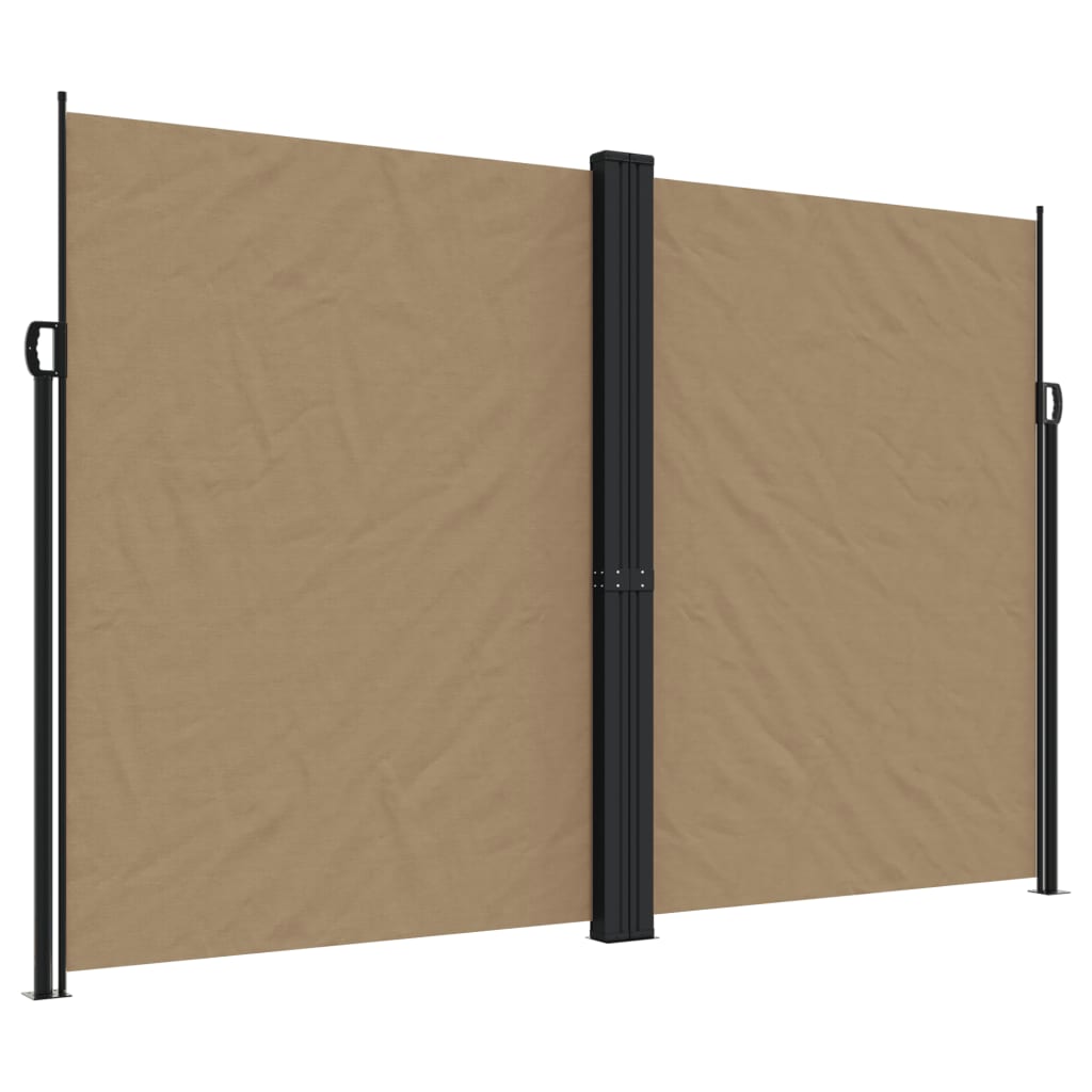 Retractable Side Awning Taupe 220x1200 cm