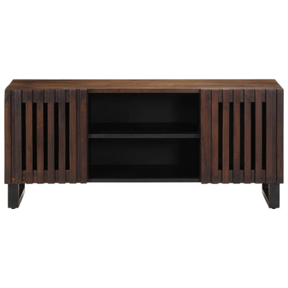 TV Cabinet Brown 105x34x46 cm Solid Wood Mango