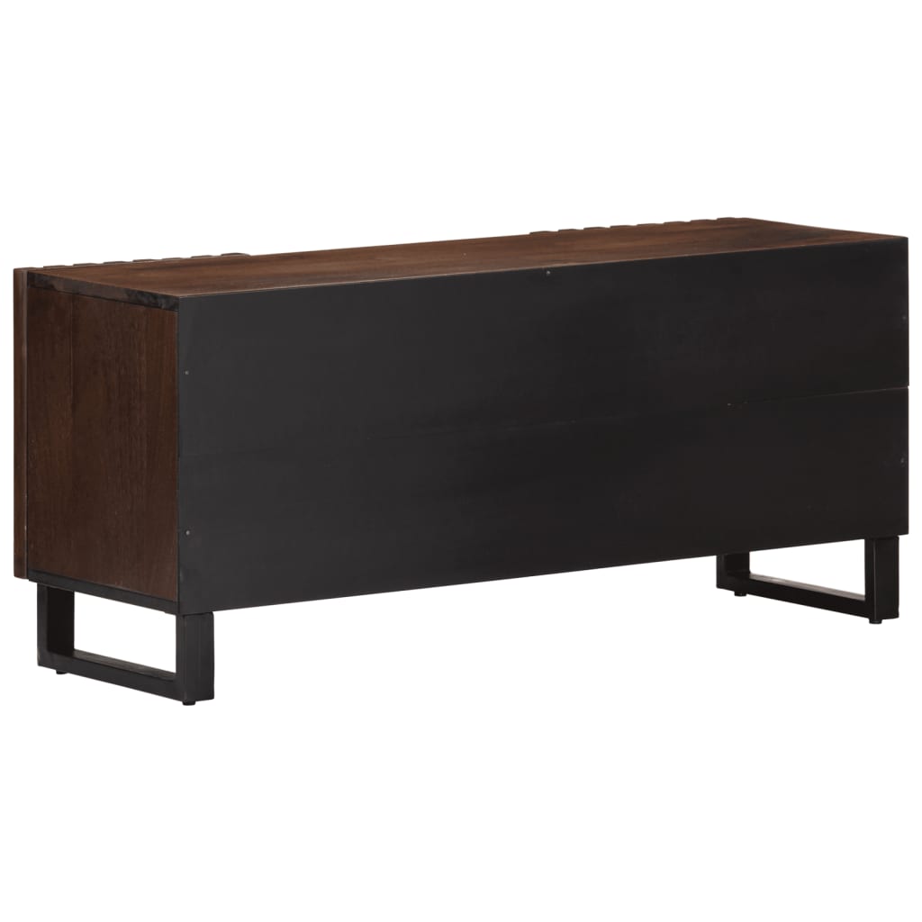 TV Cabinet Brown 105x34x46 cm Solid Wood Mango