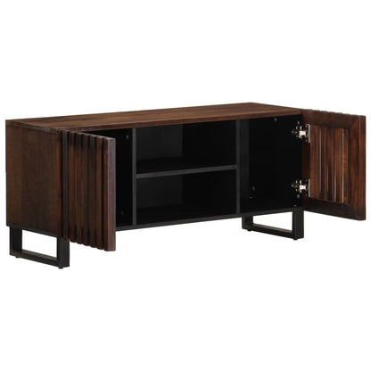 TV Cabinet Brown 105x34x46 cm Solid Wood Mango