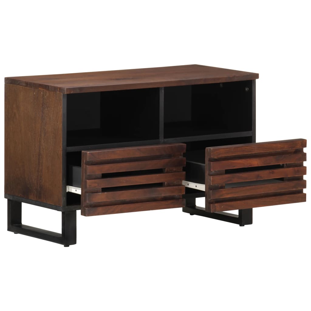 TV Cabinet Brown 70x34x46 cm Solid Wood Mango