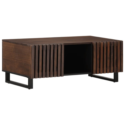 Coffee Table Brown 100x55x40 cm Solid Wood Mango