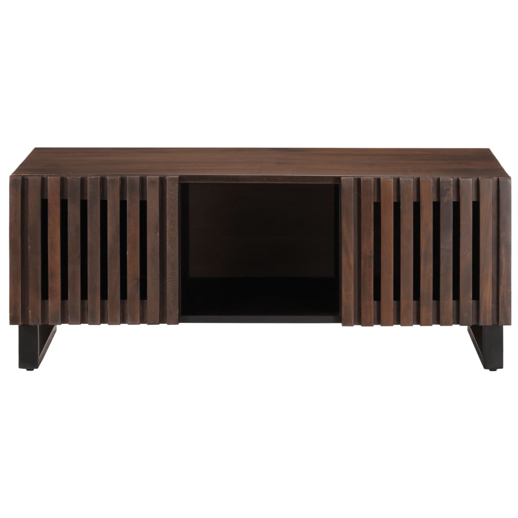 Coffee Table Brown 100x55x40 cm Solid Wood Mango