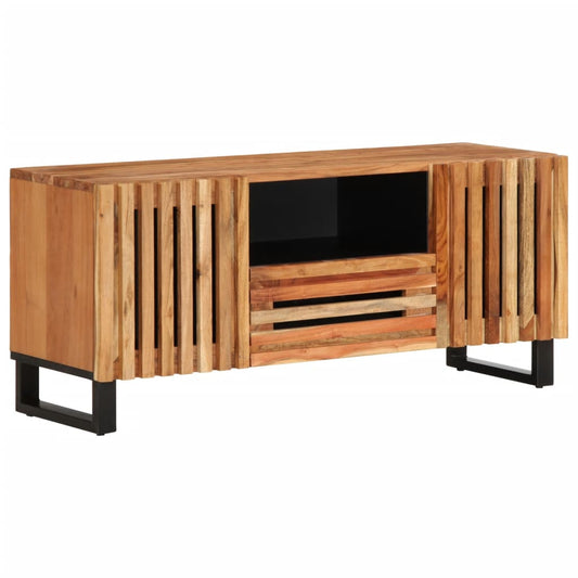 TV Cabinet 100x34x46 cm Solid Wood Acacia