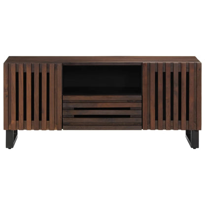 TV Cabinet Brown 100x34x46 cm Solid Wood Mango