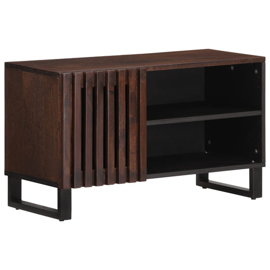 TV Cabinet Brown 80x34x46 cm Solid Wood Mango