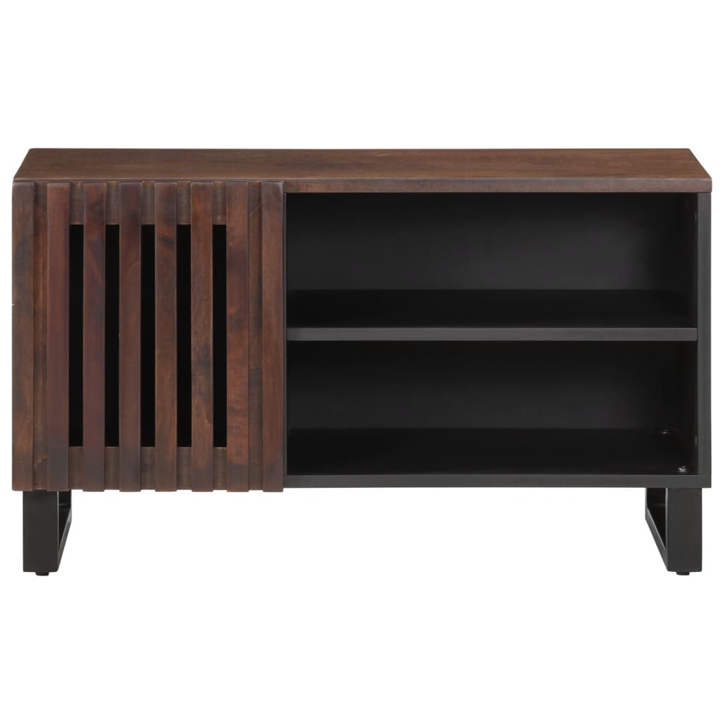 TV Cabinet Brown 80x34x46 cm Solid Wood Mango