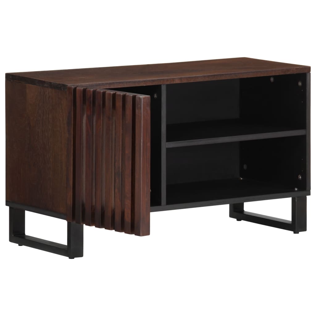 TV Cabinet Brown 80x34x46 cm Solid Wood Mango