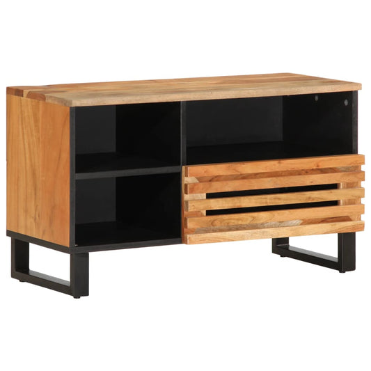 TV Cabinet 80x34x46 cm Solid Wood Acacia