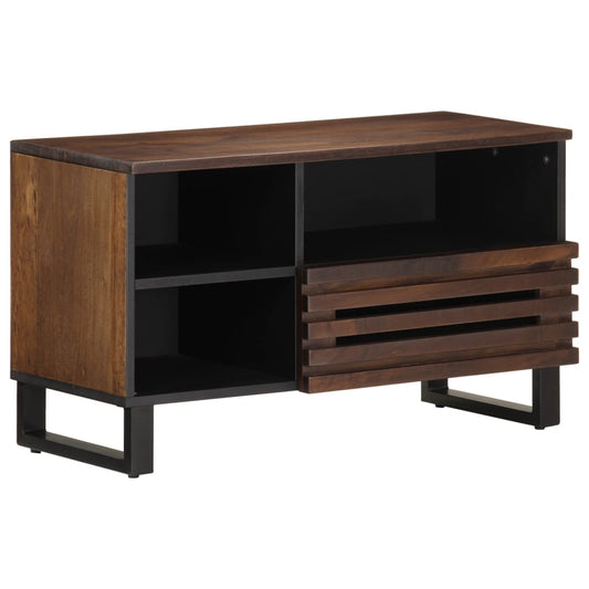 TV Cabinet Brown 80x34x46 cm Solid Wood Mango