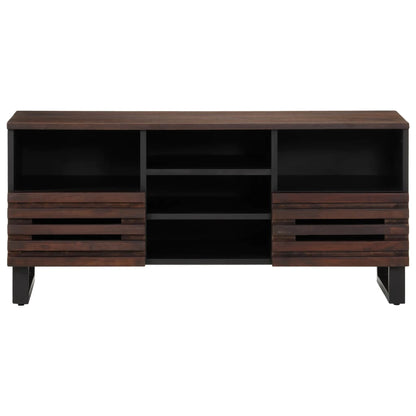 TV Cabinet Brown 100x34x46 cm Solid Wood Mango