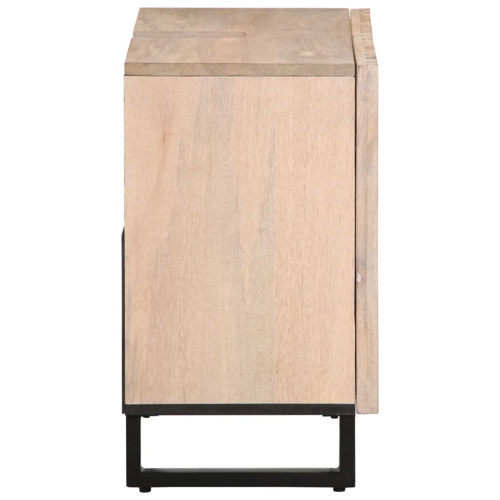 Bathroom Sink Cabinet 62x34x58 cm Solid Wood Mango