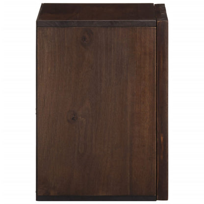 Bathroom Wall Cabinet 38x34x48 cm Brown Solid Wood Mango