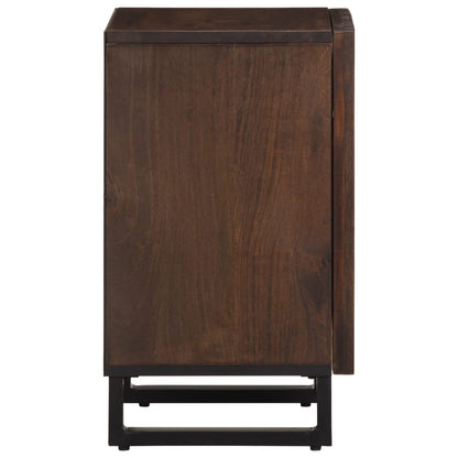 Bathroom Cabinet Brown 38x34x58 cm Solid Wood Mango