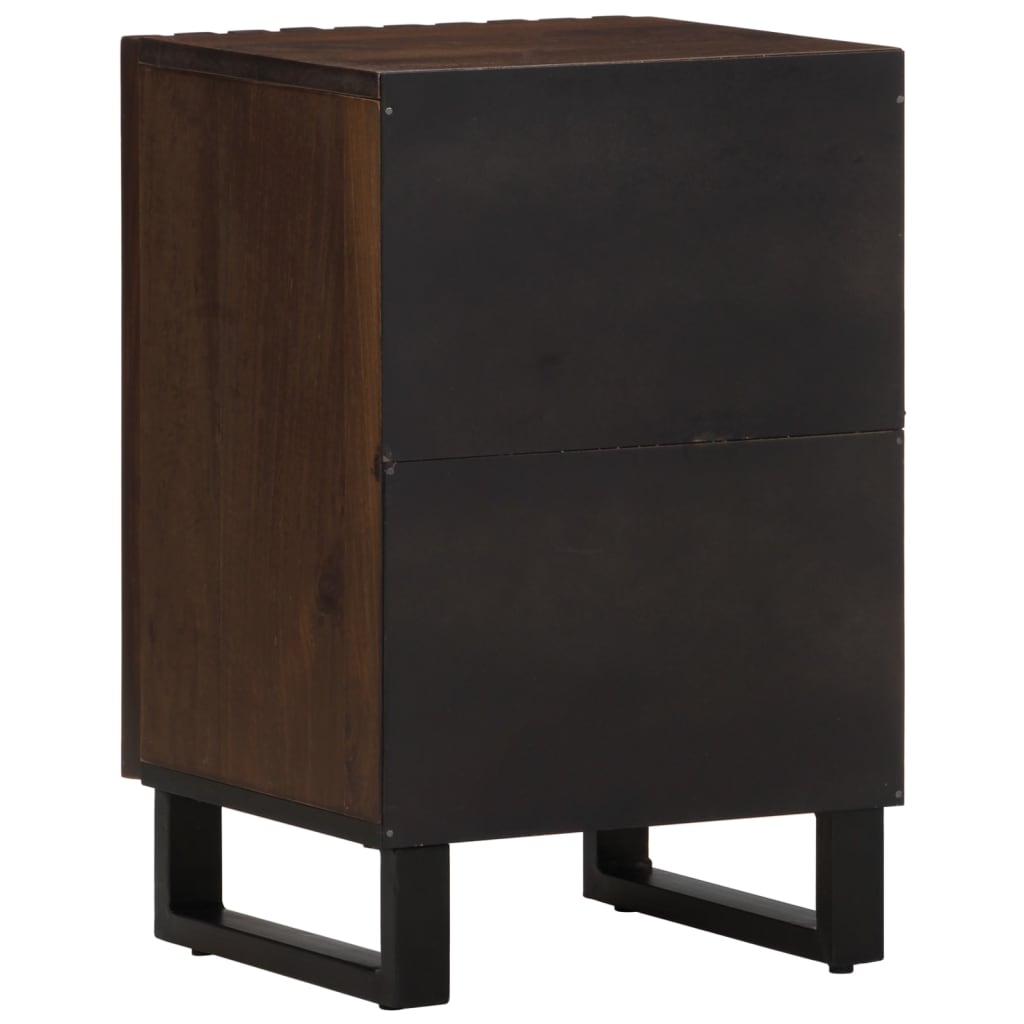 Bathroom Cabinet Brown 38x34x58 cm Solid Wood Mango