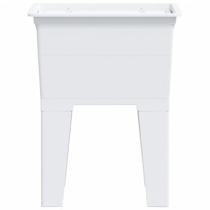 Laundry Tub White 59x41x75 cm Resin