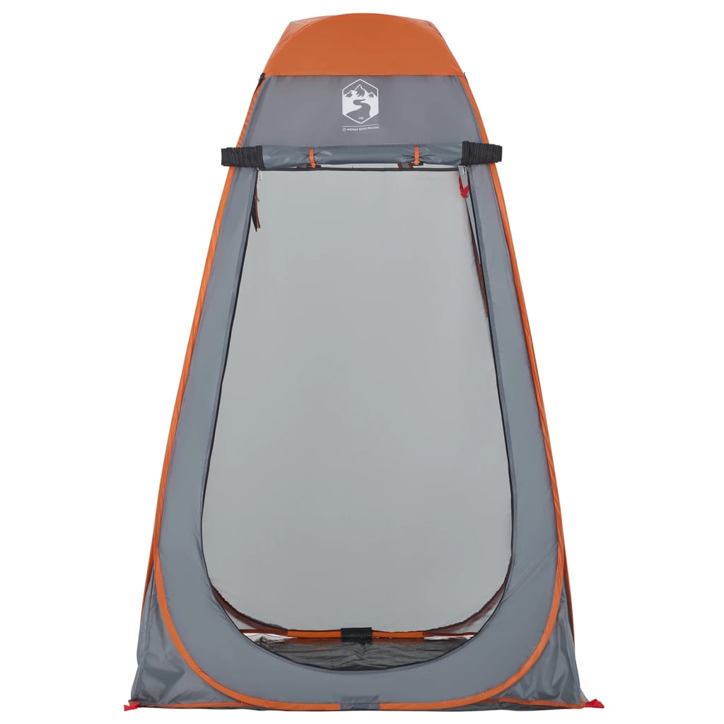 Privacy Tent Grey and Orange Pop-up Waterproof