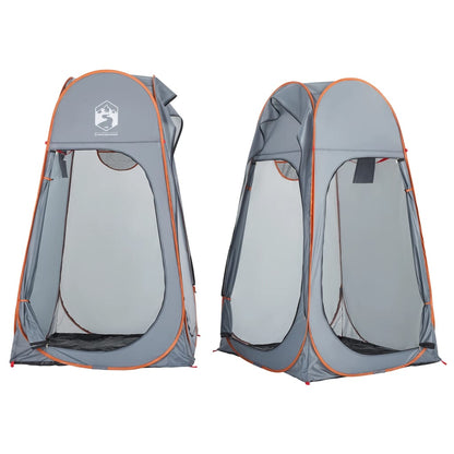 Privacy Tent Grey and Orange Pop-up Waterproof