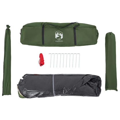 Camping Tent Dome 4-Person Green Quick Release