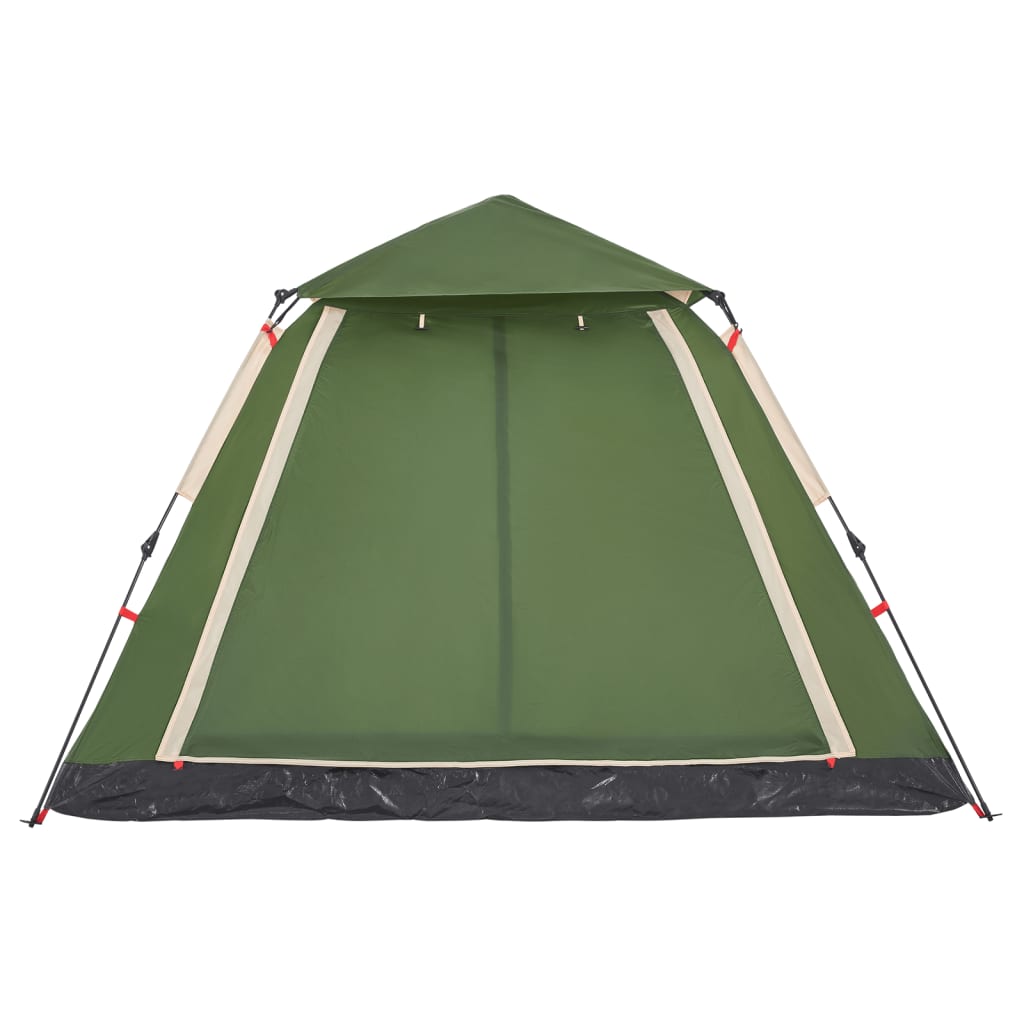 Camping Tent Dome 5-Person Green Quick Release