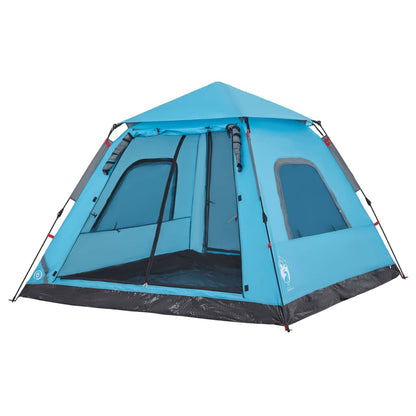 Camping Tent Dome 5-Person Blue Quick Release