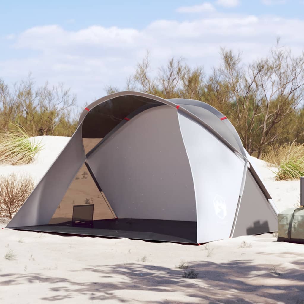 Beach Tent 2-Person Grey Pop-up Waterproof