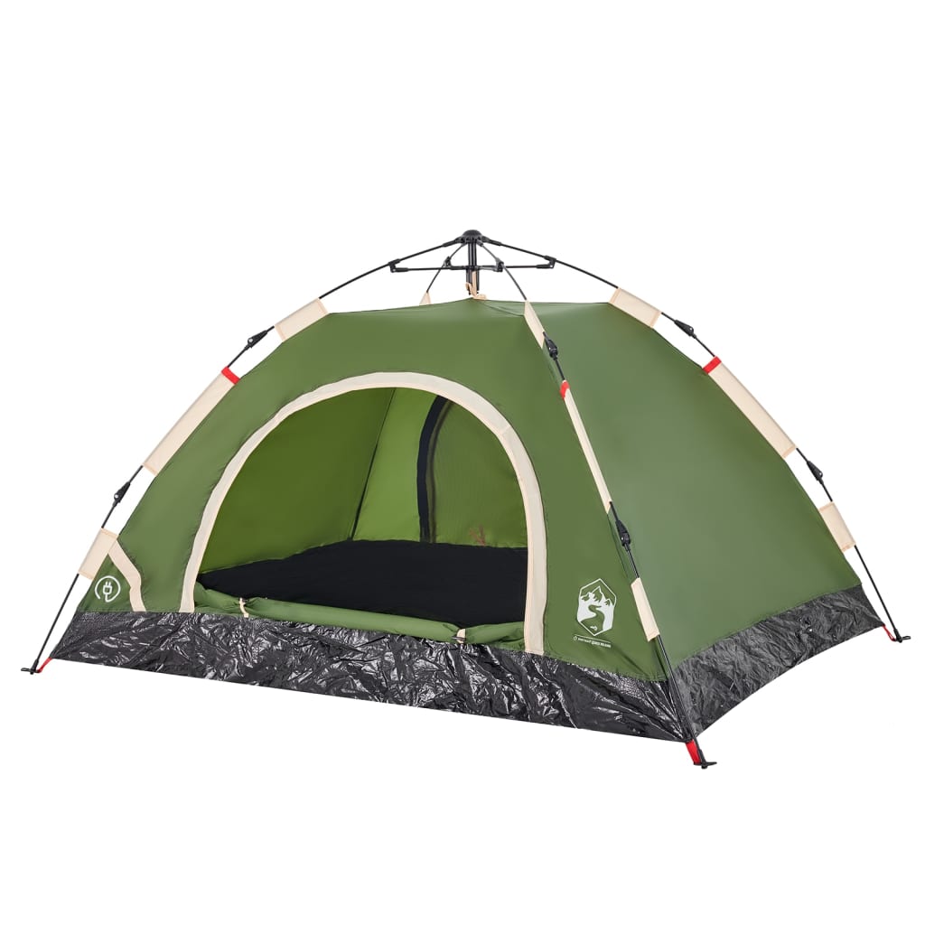 Camping Tent 2-Person Green Quick Release