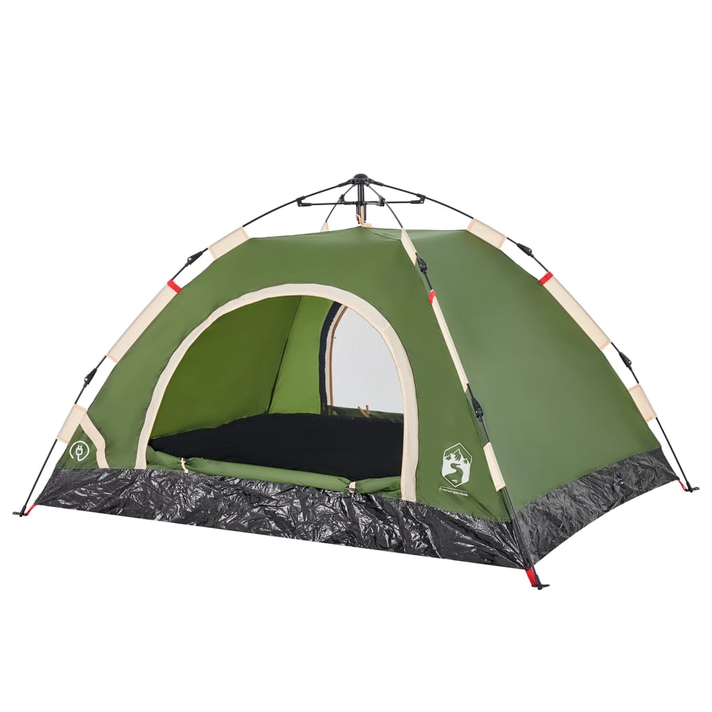 Camping Tent 2-Person Green Quick Release