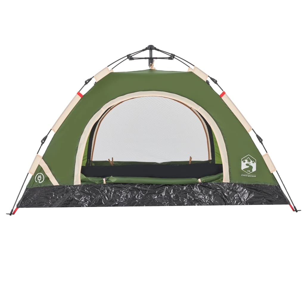 Camping Tent 2-Person Green Quick Release