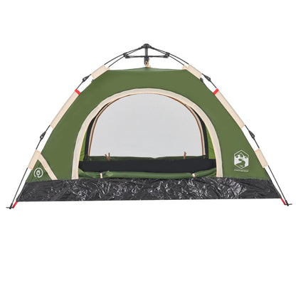 Camping Tent 2-Person Green Quick Release