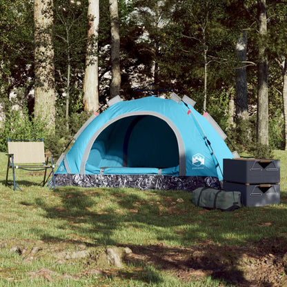 Camping Tent 2-Person Blue Quick Release